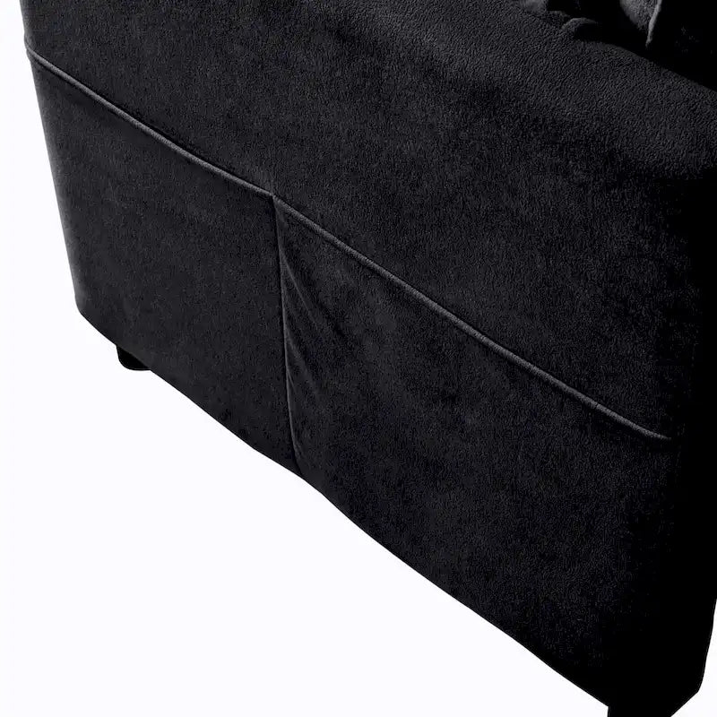 Ensemble de 2 fauteuils d'appoint en chenille, avec larges accoudoirs et sièges profonds de 76 cm (capacité de 363 kg)