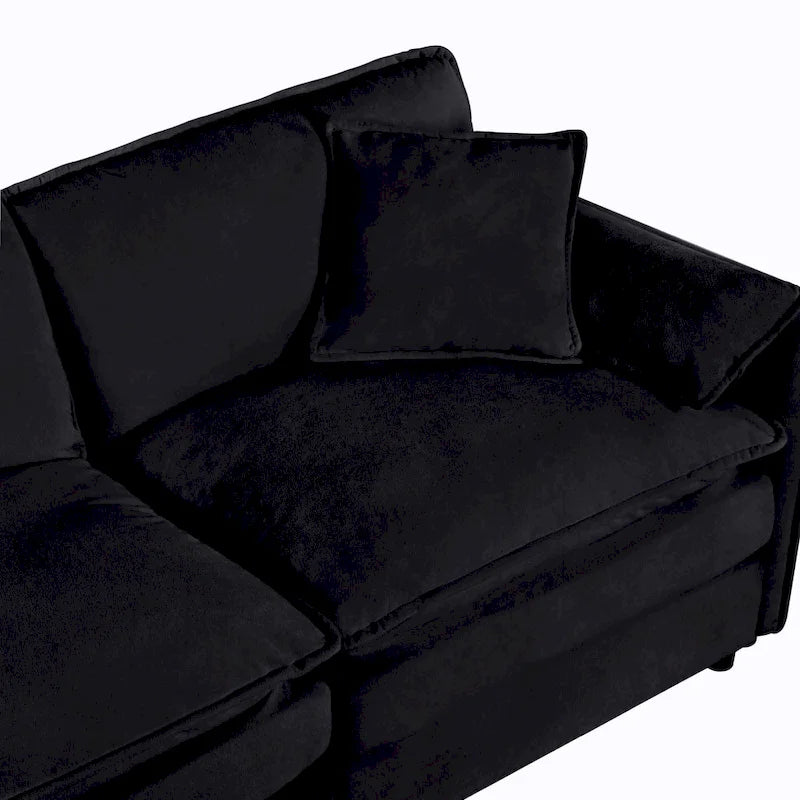 Ensemble de 2 fauteuils d'appoint en chenille, avec larges accoudoirs et sièges profonds de 76 cm (capacité de 363 kg)
