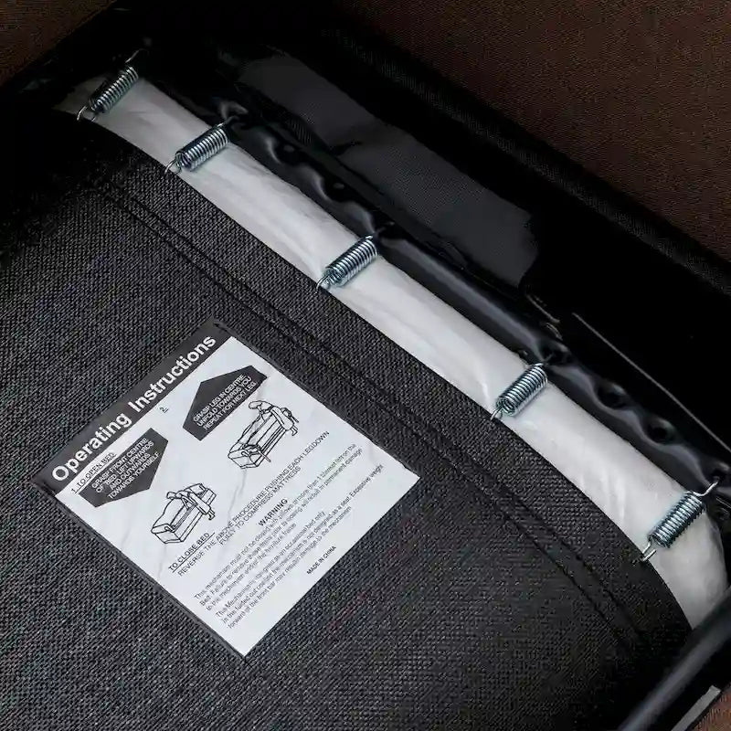 Canapé-lit gigogne de 147 cm avec matelas en mousse à mémoire de forme simple, deux ports de chargement USB