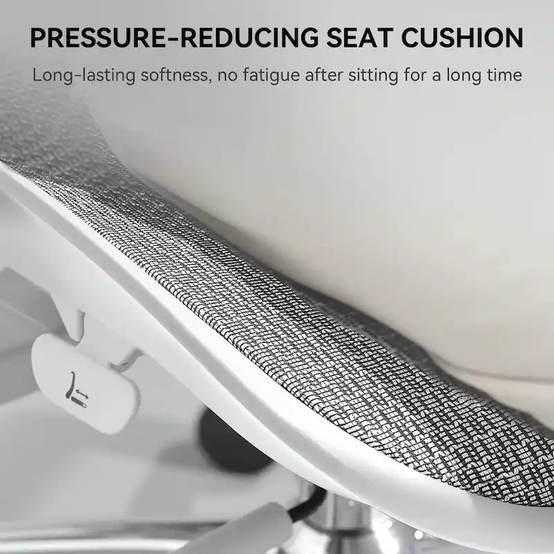 Chaise de bureau ergonomique en maille avec profondeur d'assise réglable