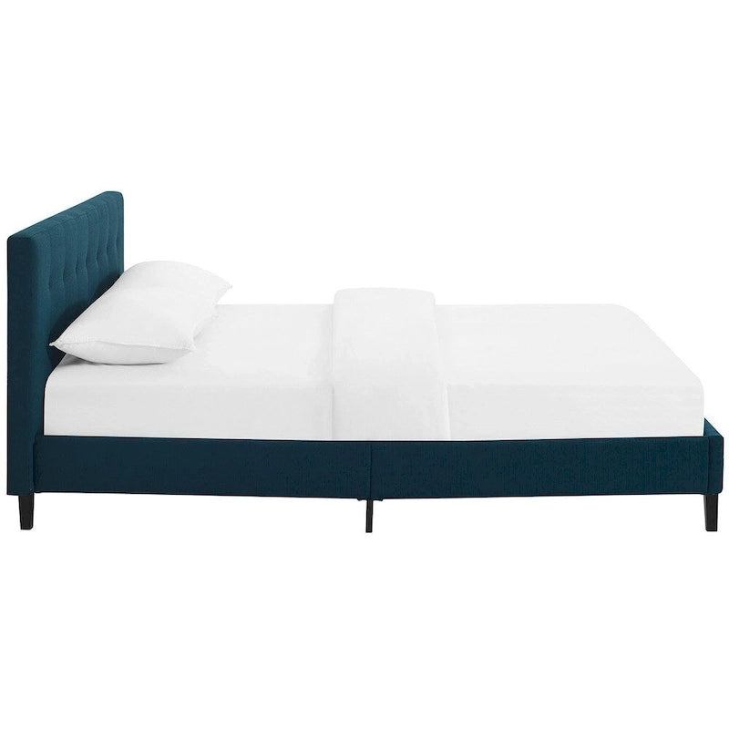 Lit plateforme capitonné Queen size