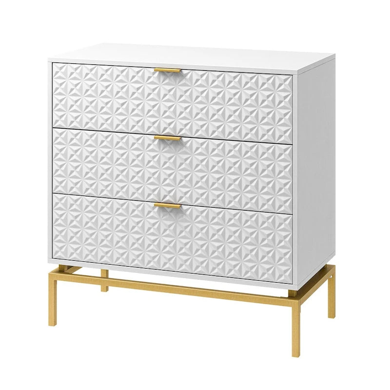 Meuble de rangement mi-siècle de 31 po avec base en métal