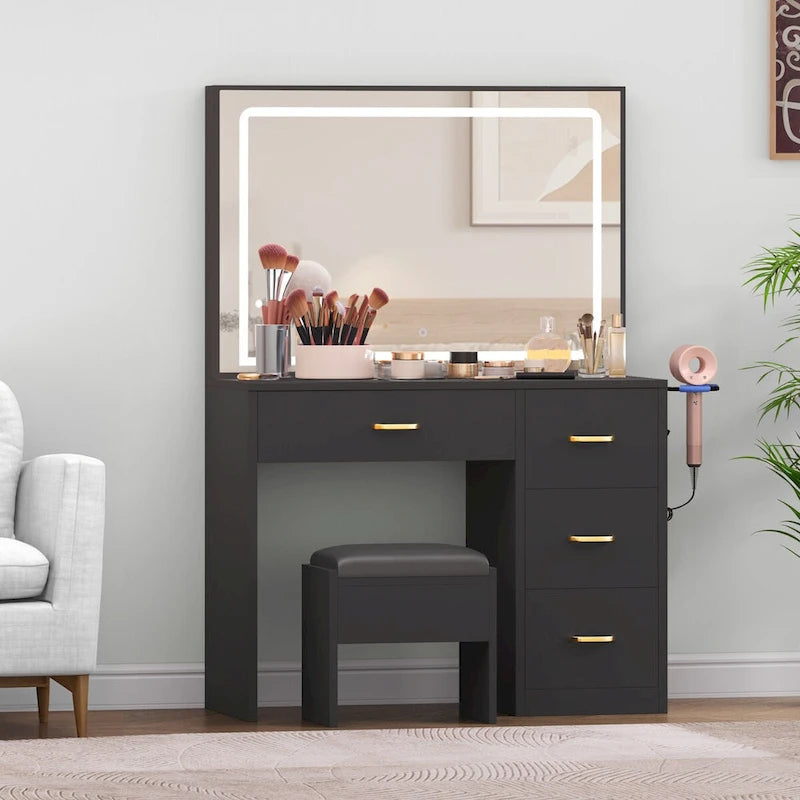 35.4 Prises intégrées pour meuble-lavabo avec miroir éclairé