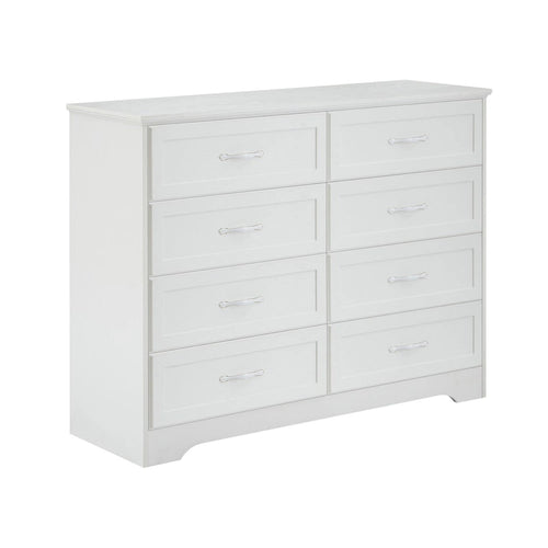 Commode de chambre à coucher 3 tiroirs avec commode 8 tiroirs, organiseur de vêtements - Poignées en métal, 47,6L x 15,7W x 36,7H